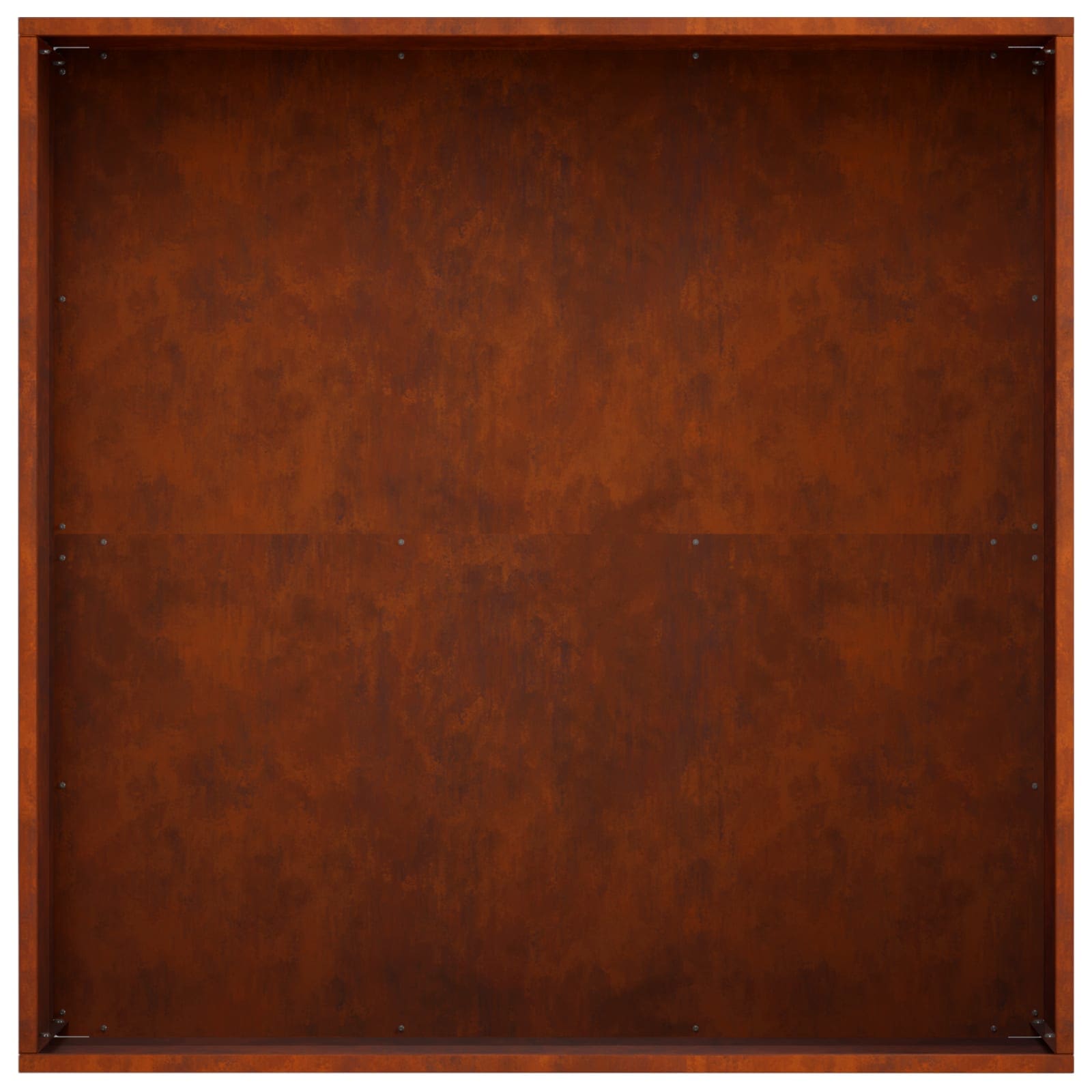 Plantenbak Roestkleurig 60 x 60 x 20 cm weervast staal