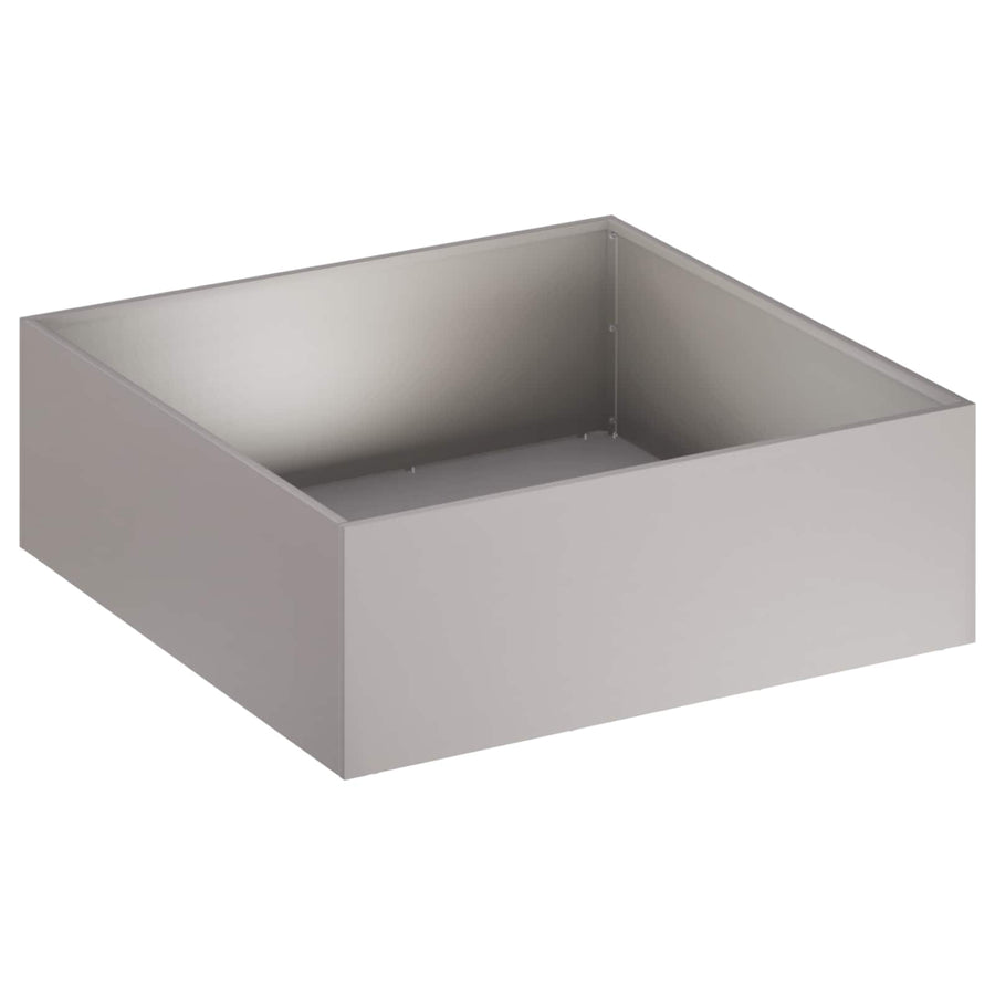 Plantenbak 2 st Roestkleurig 60 x 60 x 20 cm weervast staal