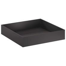 Plantenbak Zwart 80 x 80 x 20 cm Koudgewalst staal