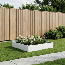 Plantenbak Wit 80 x 80 x 20 cm Koudgewalst staal