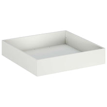 Plantenbak Wit 80 x 80 x 20 cm Koudgewalst staal