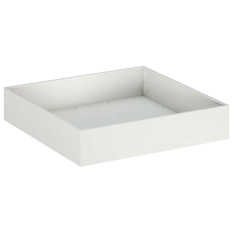 Plantenbak Wit 80 x 80 x 20 cm Koudgewalst staal