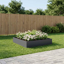 Plantenbak Antraciet 80 x 80 x 20 cm Koudgewalst staal