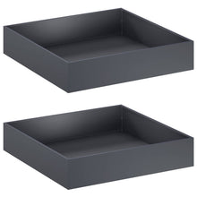 Plantenbak 2 st Antraciet 80 x 80 x 20 cm Koudgewalst staal
