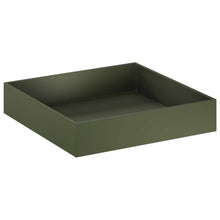 Plantenbak Olijfgroen 80 x 80 x 20 cm Koudgewalst staal