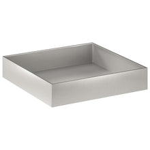 Plantenbak zilver 80 x 80 x 20 cm Roestvrij staal