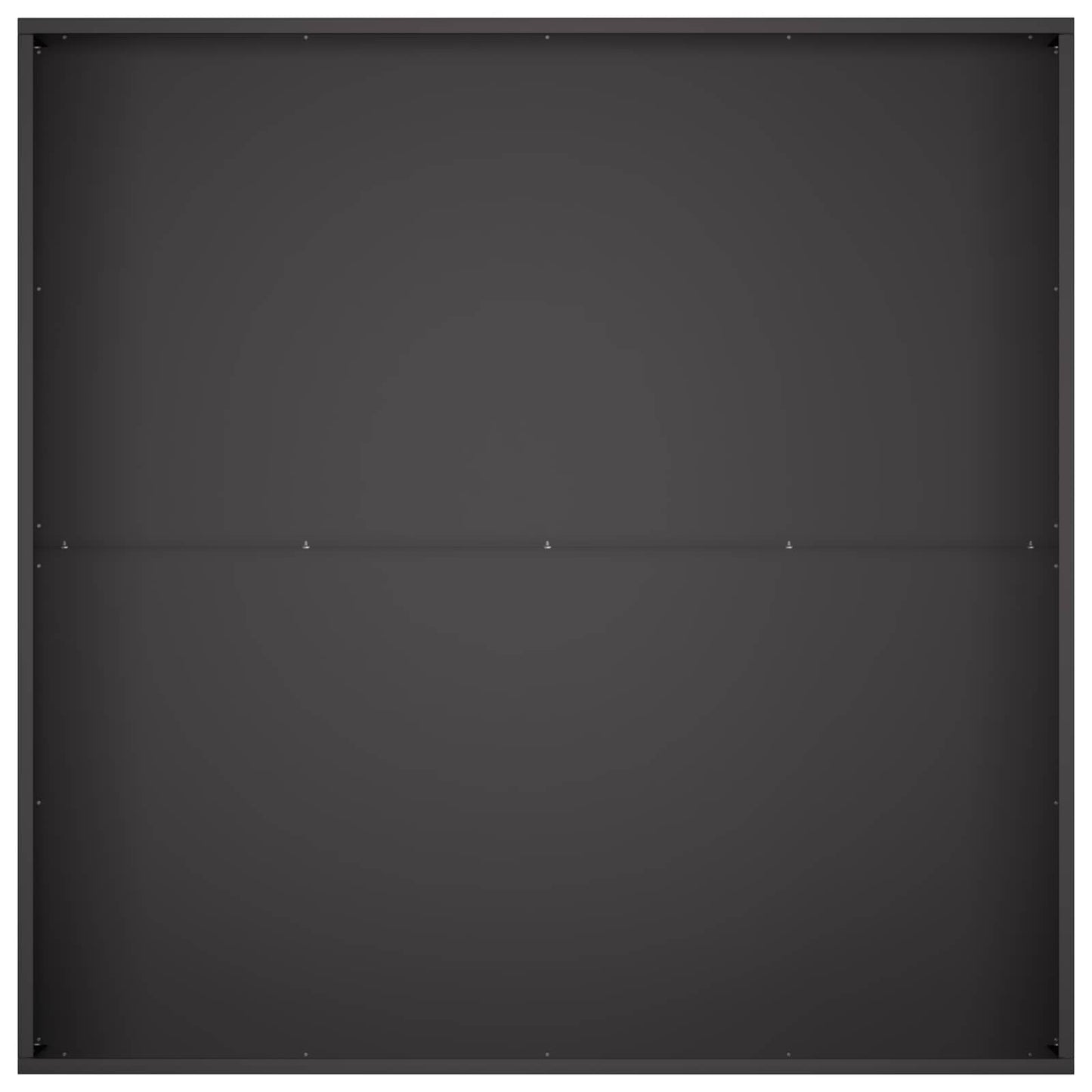 Plantenbak 2 st Zwart 100 x 100 x 20 cm Koudgewalst staal