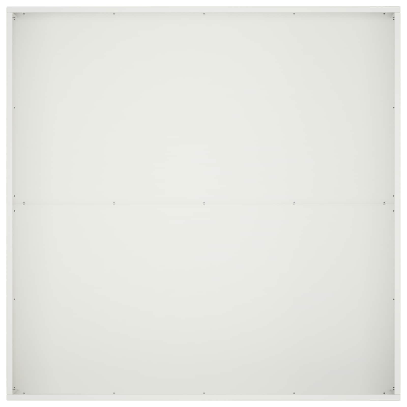 Plantenbak Wit 100 x 100 x 20 cm Koudgewalst staal