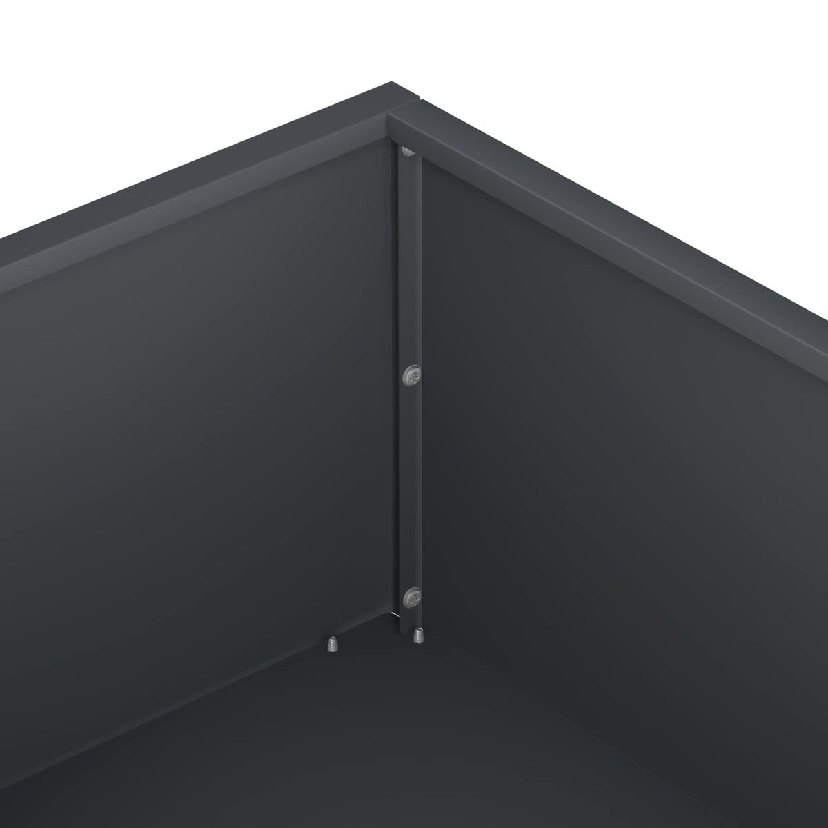 Plantenbak Antraciet 100 x 100 x 20 cm Koudgewalst staal