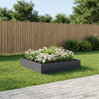 Plantenbak staal 100x100x20 cm antraciet