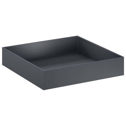 Plantenbak Antraciet 100 x 100 x 20 cm Koudgewalst staal