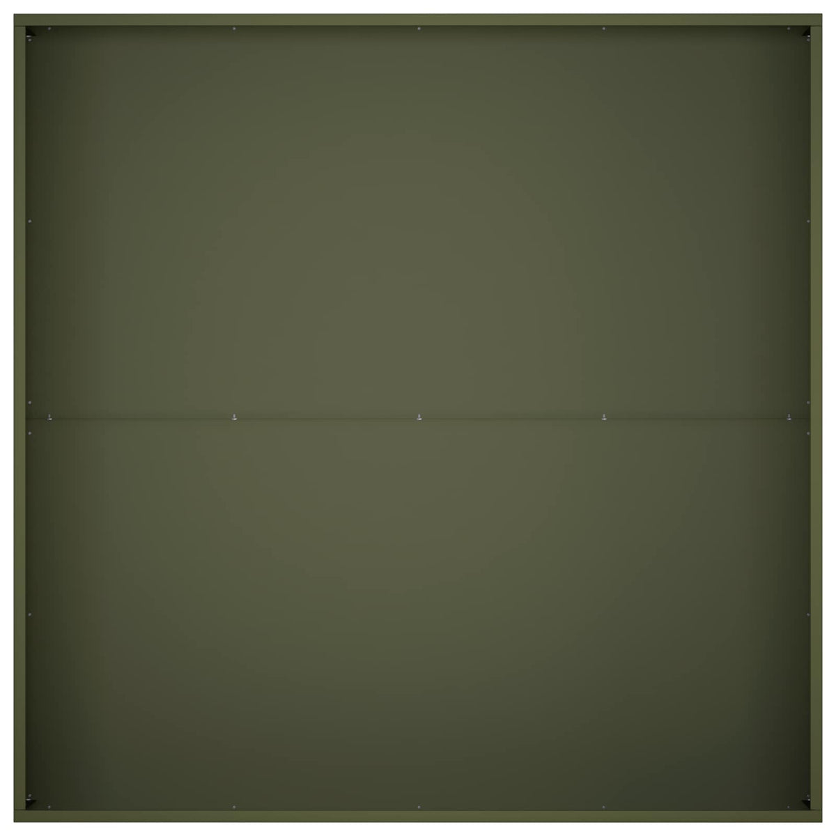 Plantenbak Olijfgroen 100 x 100 x 20 cm Koudgewalst staal