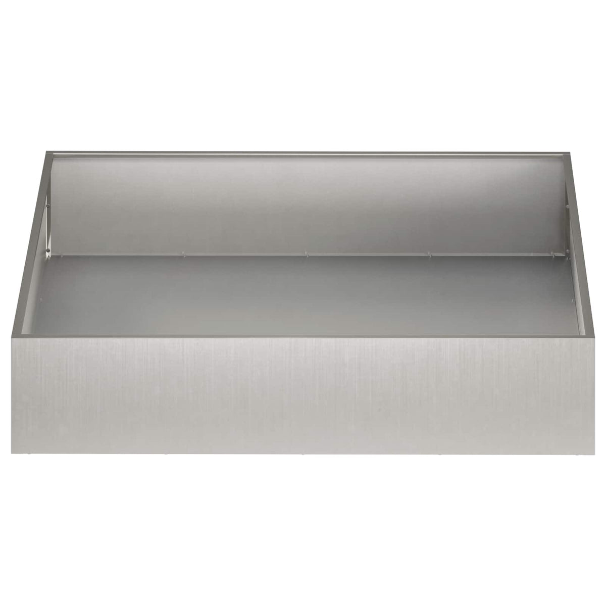 Plantenbak zilver 100 x 100 x 20 cm Roestvrij staal