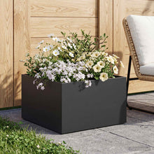 Plantenbak Zwart 40 x 40 x 30 cm Koudgewalst staal