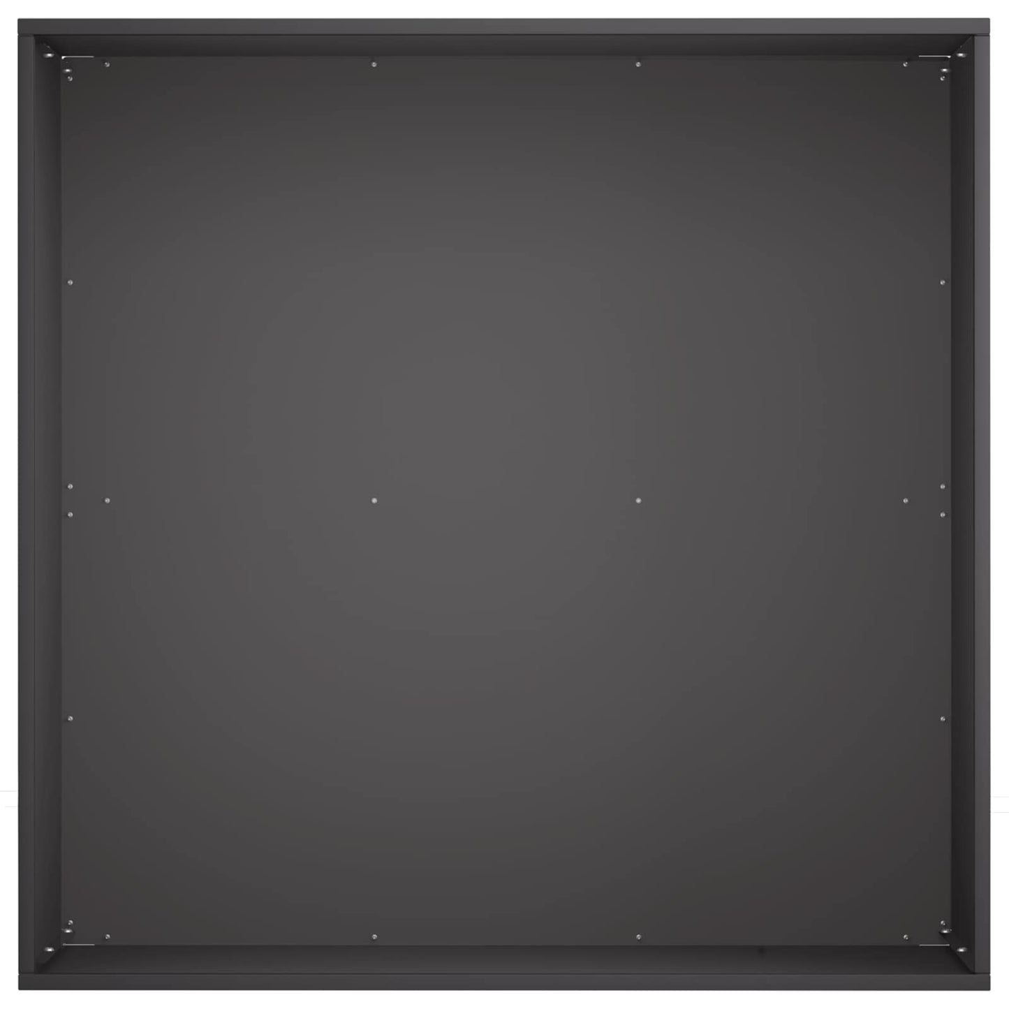 Plantenbak 2 st Zwart 40 x 40 x 30 cm Koudgewalst staal
