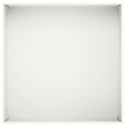 Plantenbak Wit 40 x 40 x 30 cm Koudgewalst staal