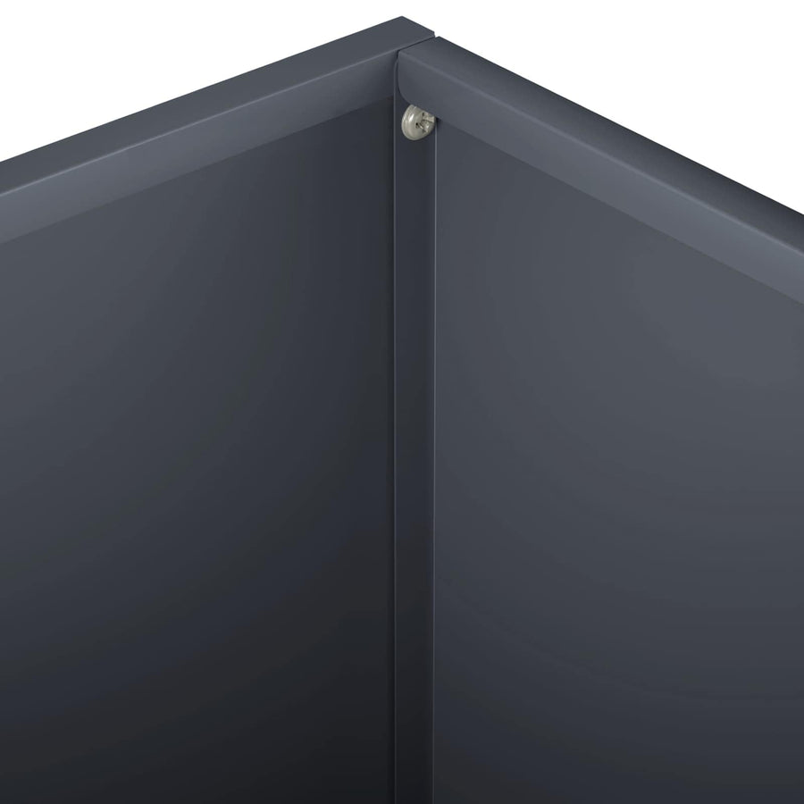 Plantenbak Antraciet 40 x 40 x 30 cm Koudgewalst staal