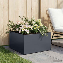 Plantenbak Antraciet 40 x 40 x 30 cm Koudgewalst staal