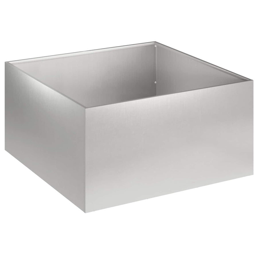 Plantenbak zilver 40 x 40 x 30 cm Roestvrij staal