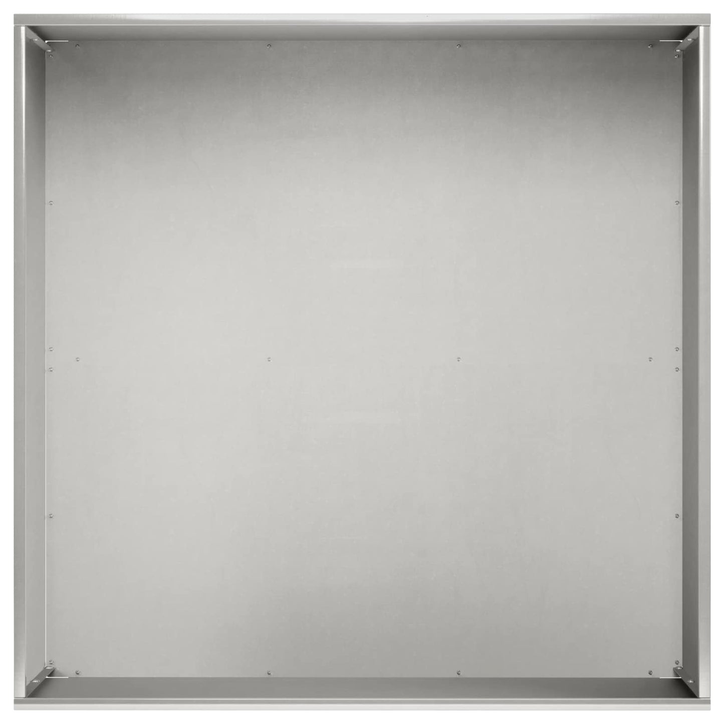 Plantenbak 2 st zilver 40 x 40 x 30 cm Roestvrij staal