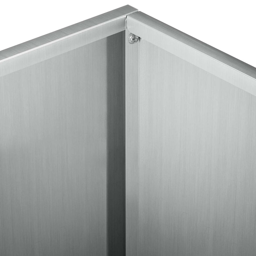 Plantenbak zilver 40 x 40 x 30 cm Gegalvaniseerd staal