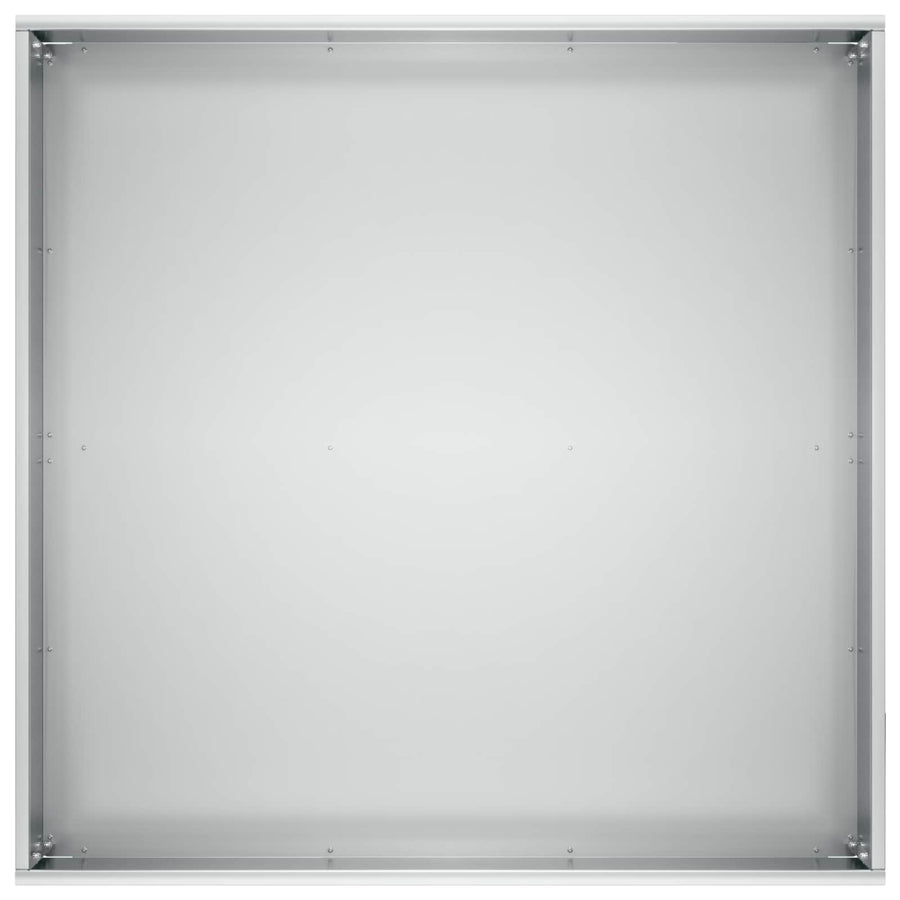 Plantenbak zilver 40 x 40 x 30 cm Gegalvaniseerd staal
