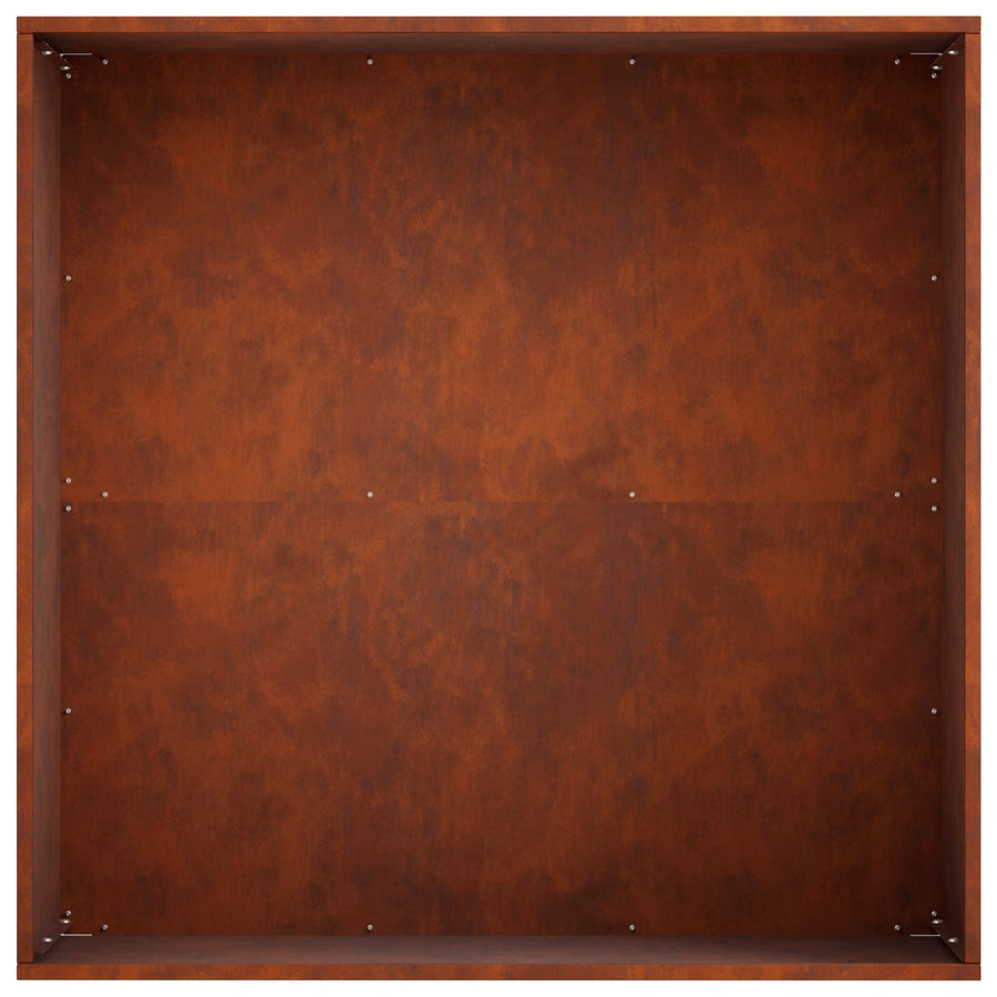 Plantenbak Roestkleurig 40 x 40 x 30 cm weervast staal