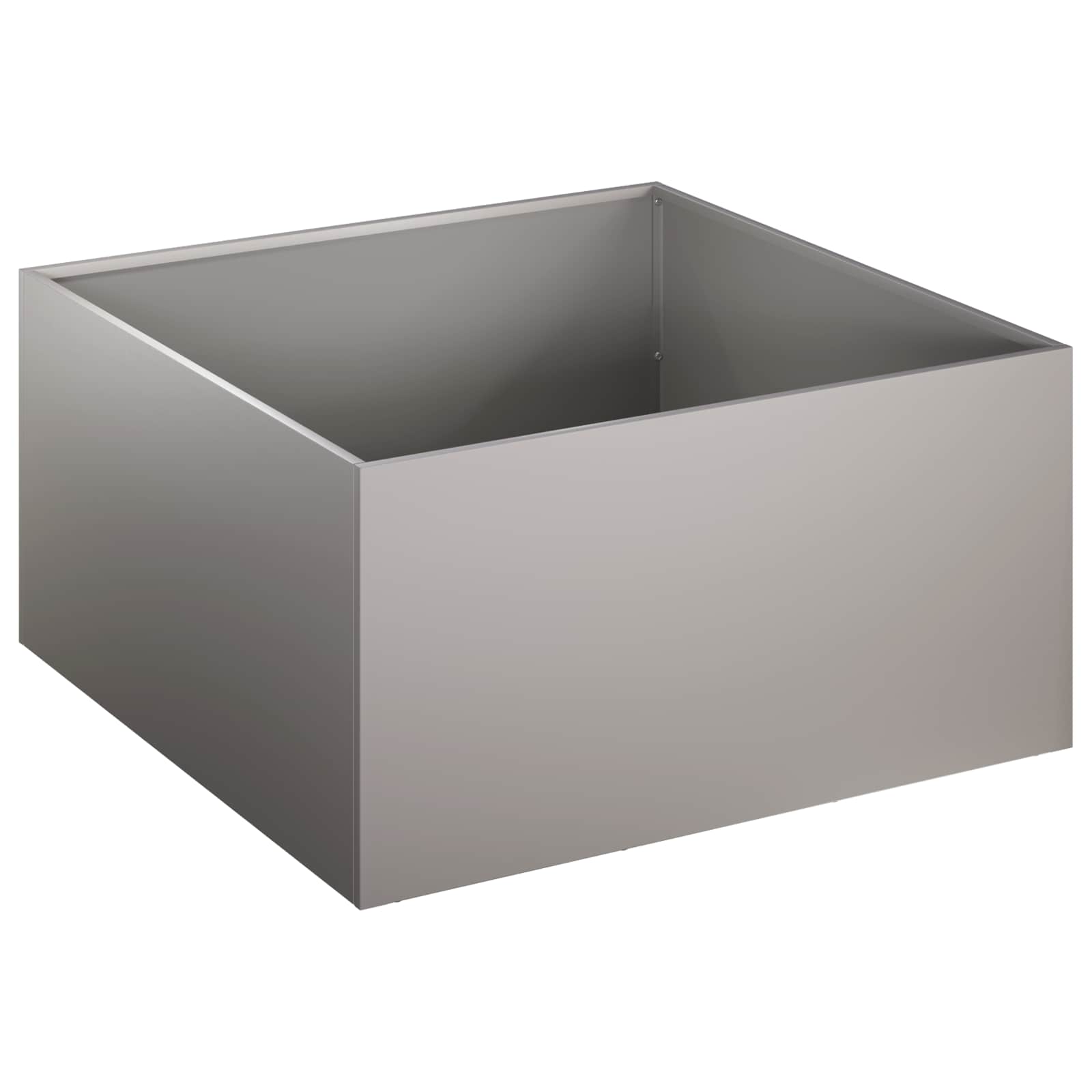 Plantenbak 2 st Roestkleurig 40 x 40 x 30 cm weervast staal