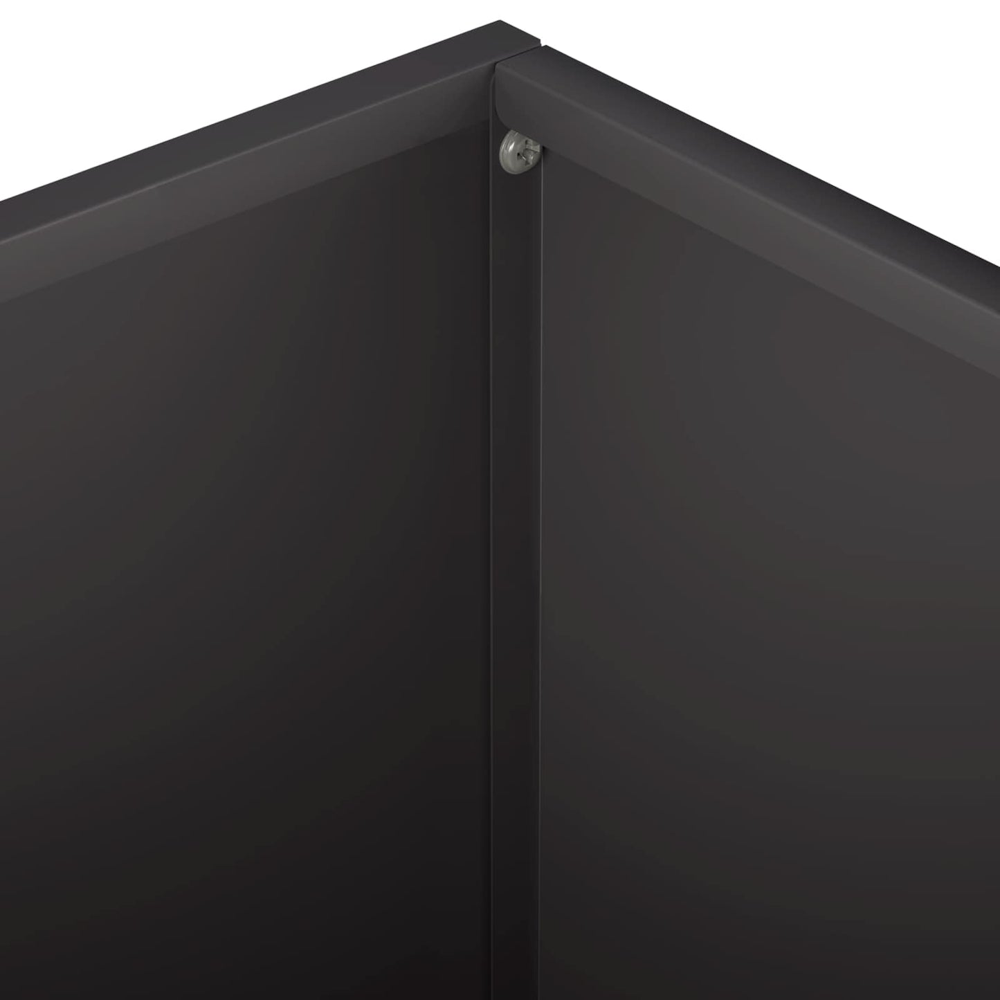 Plantenbak Zwart 60 x 60 x 30 cm Koudgewalst staal