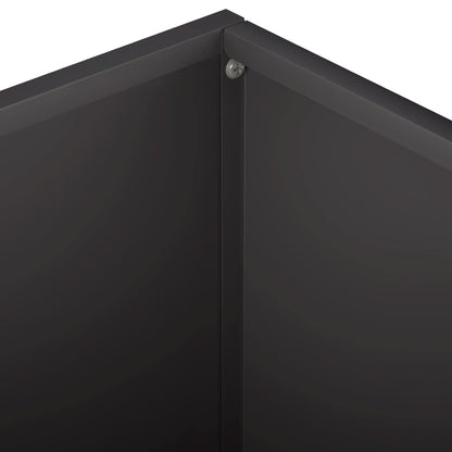 Plantenbak Zwart 60 x 60 x 30 cm Koudgewalst staal