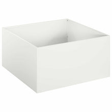 Plantenbak Wit 60 x 60 x 30 cm Koudgewalst staal