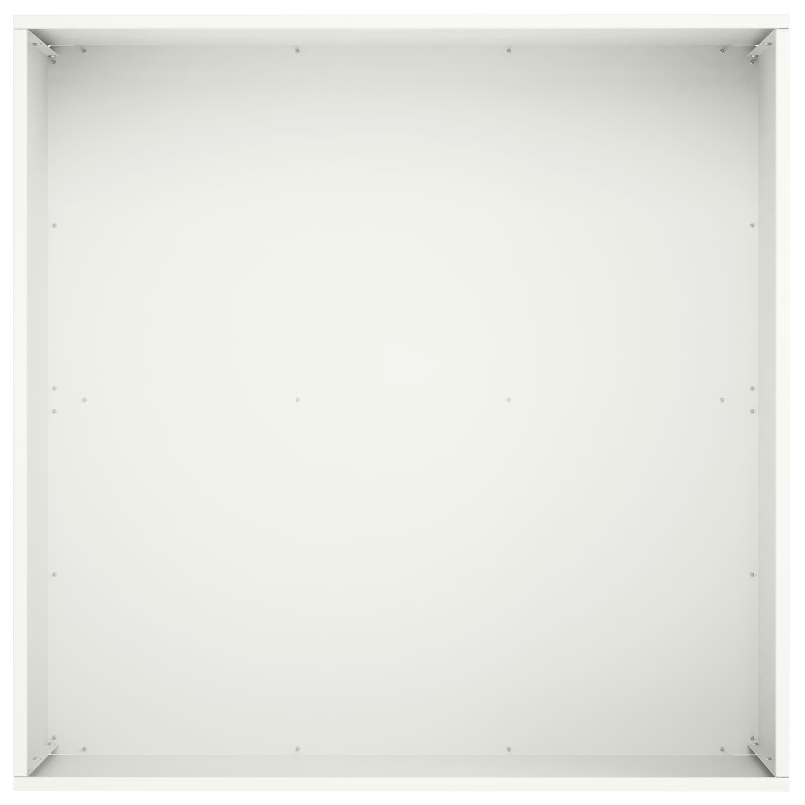Plantenbak 2 st Wit 60 x 60 x 30 cm Koudgewalst staal