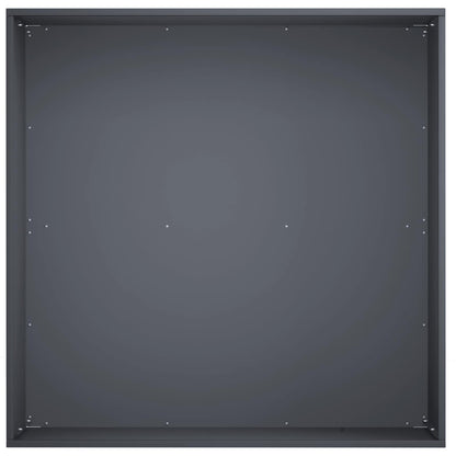 Plantenbak 2 st Antraciet 60 x 60 x 30 cm Koudgewalst staal