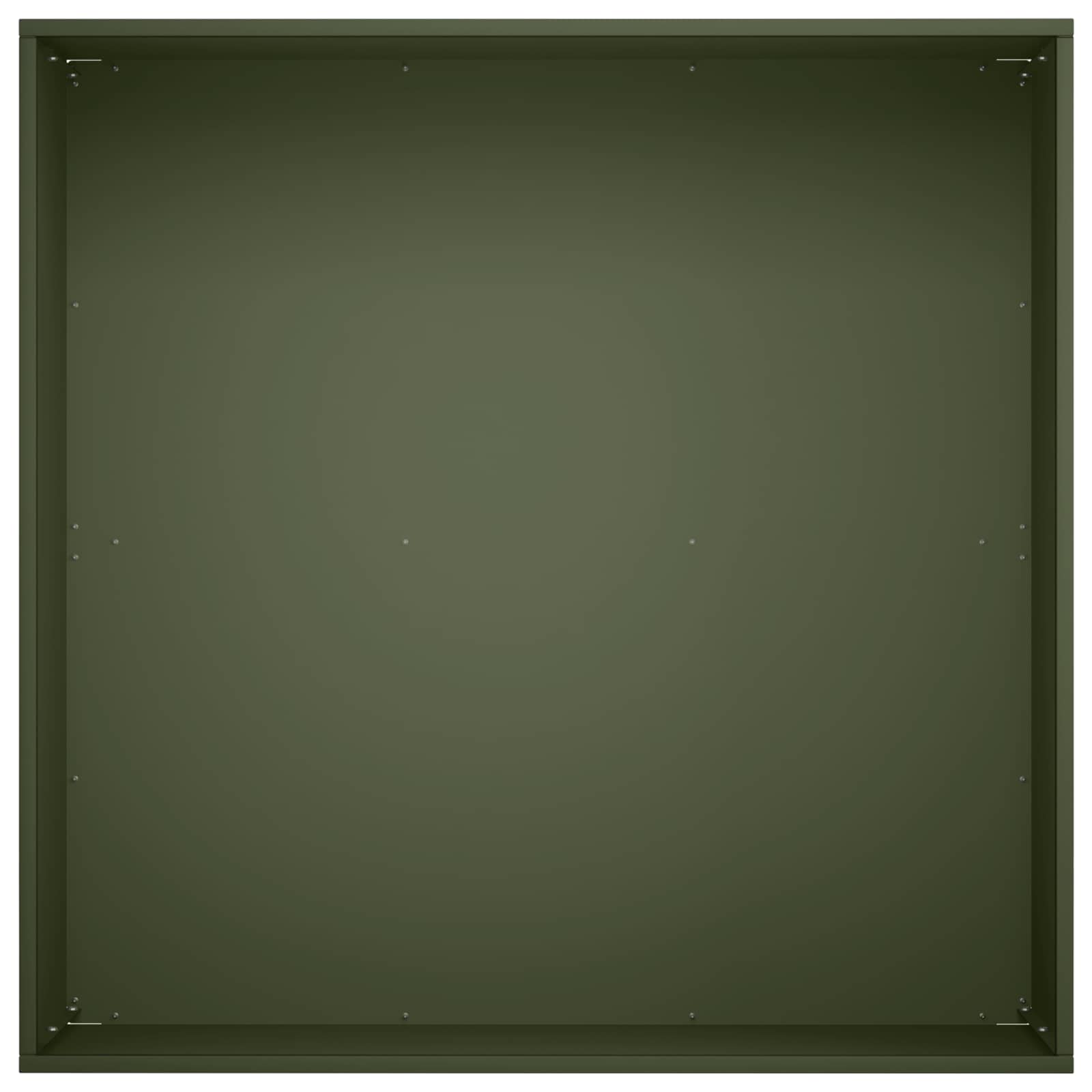 Plantenbak Olijfgroen 60 x 60 x 30 cm Koudgewalst staal