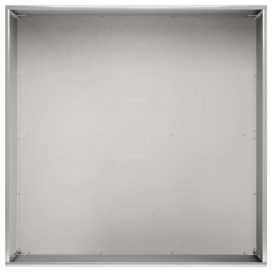 Plantenbak zilver 60 x 60 x 30 cm Roestvrij staal