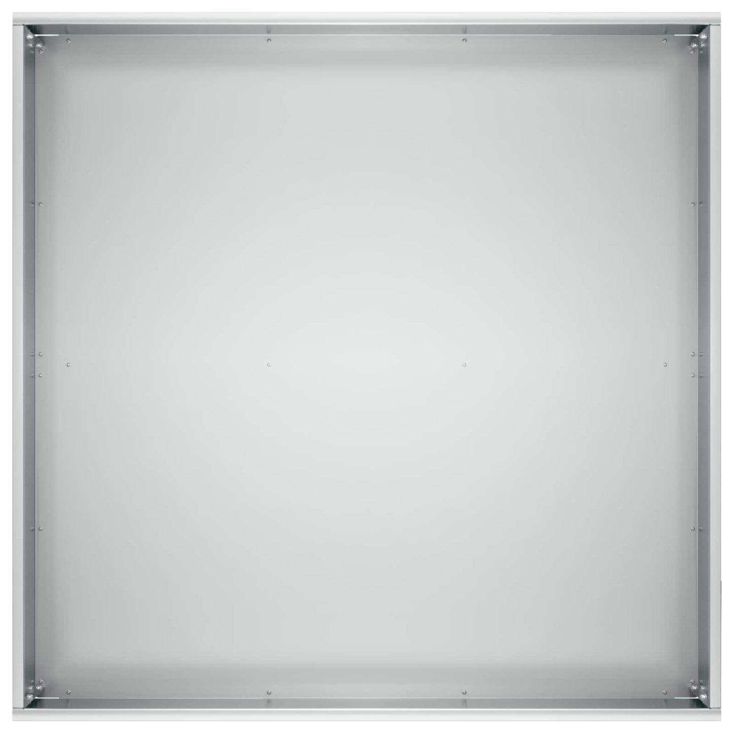 Plantenbak 2 st zilver 60 x 60 x 30 cm Gegalvaniseerd staal