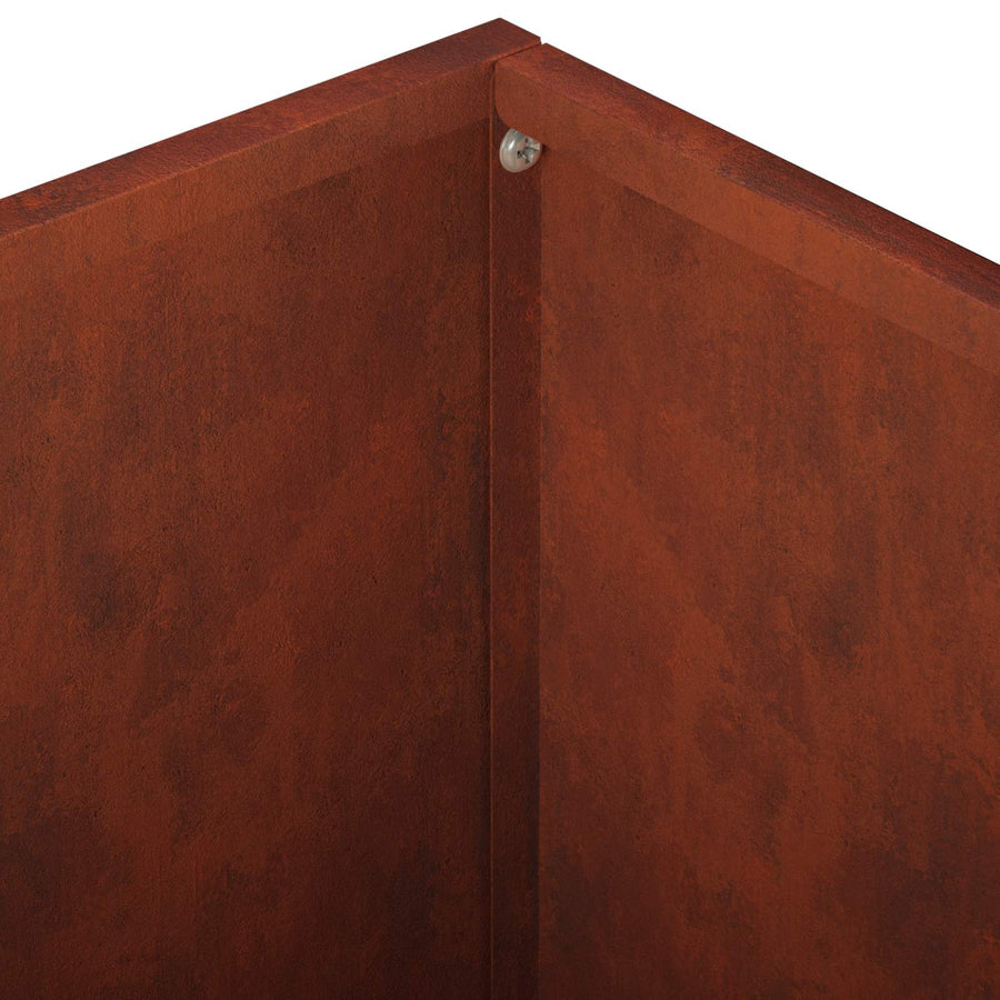 Plantenbak Roestkleurig 60 x 60 x 30 cm weervast staal