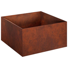 Plantenbak Roestkleurig 60 x 60 x 30 cm weervast staal