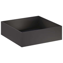 Plantenbak Zwart 80 x 80 x 30 cm Koudgewalst staal