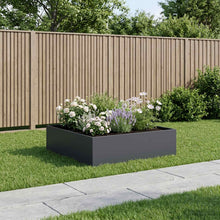 Plantenbak Antraciet 80 x 80 x 30 cm Koudgewalst staal