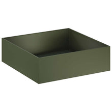 Plantenbak Olijfgroen 80 x 80 x 30 cm Koudgewalst staal