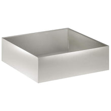 Plantenbak zilver 80 x 80 x 30 cm Roestvrij staal