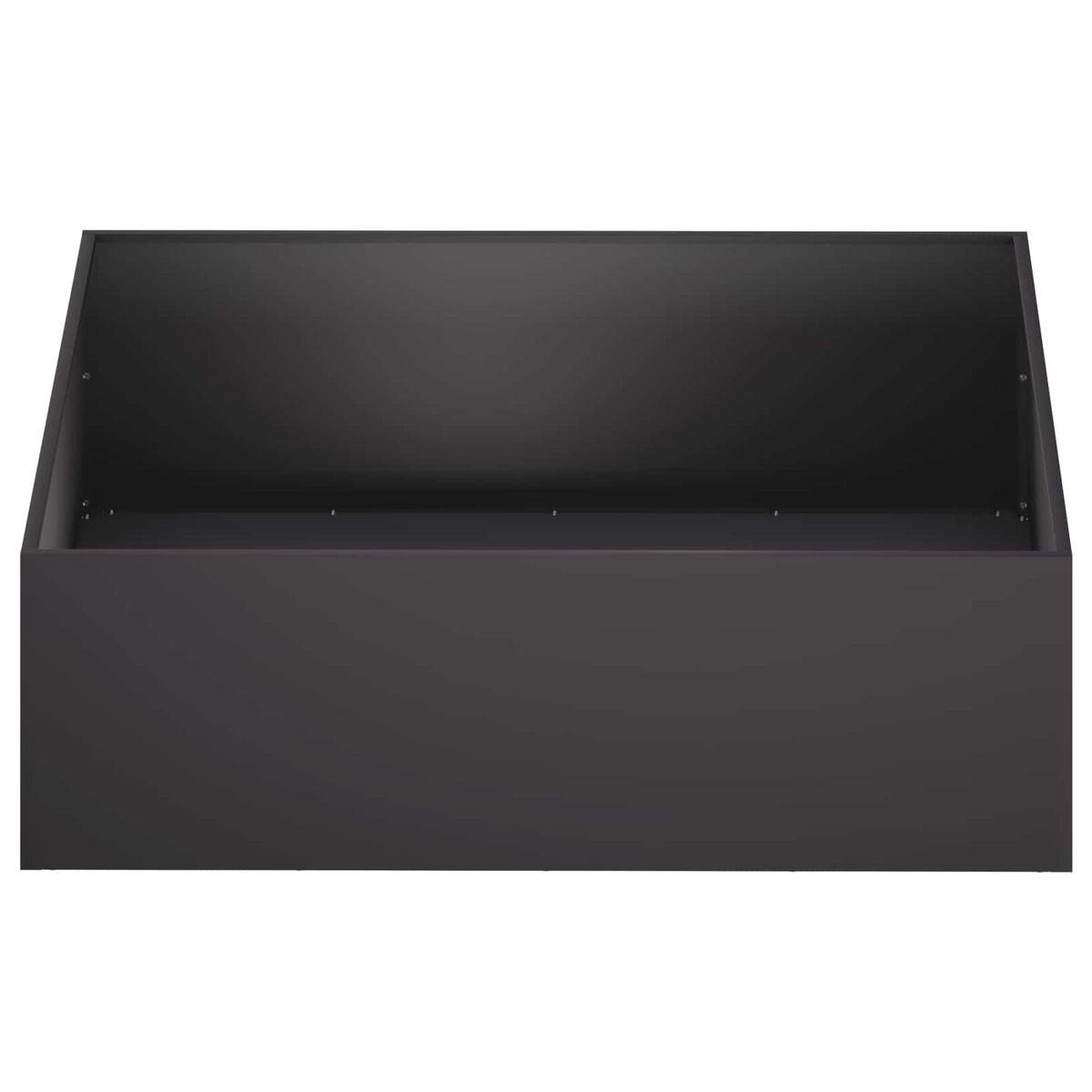 Plantenbak Zwart 100 x 100 x 30 cm Koudgewalst staal