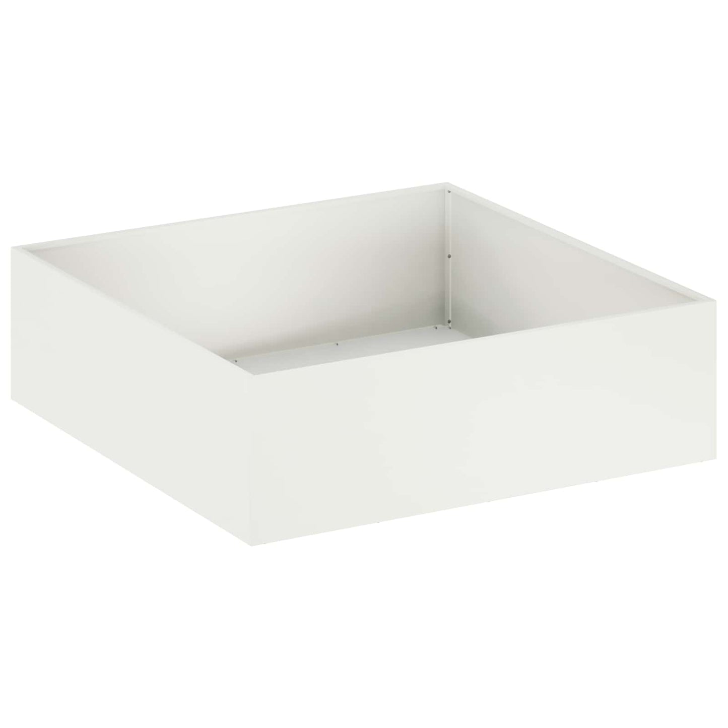 Plantenbak Wit 100 x 100 x 30 cm Koudgewalst staal