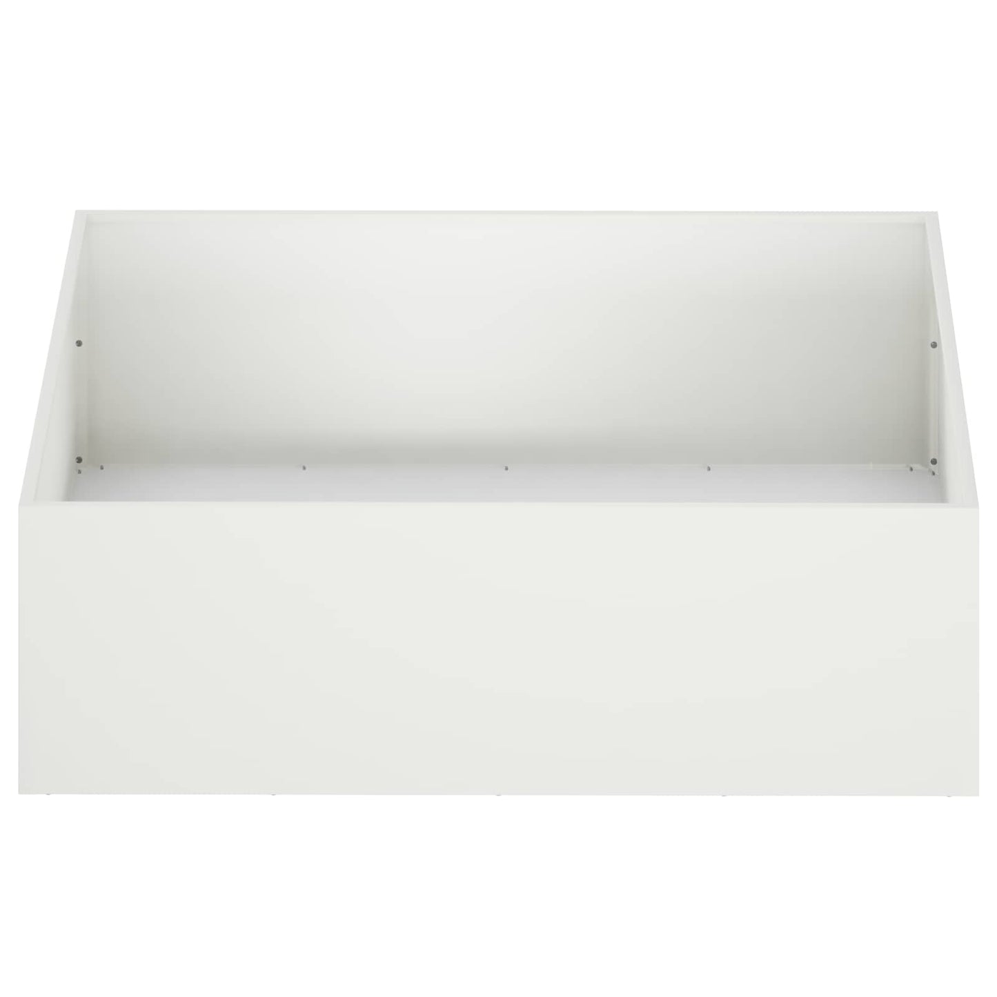 Plantenbak Wit 100 x 100 x 30 cm Koudgewalst staal