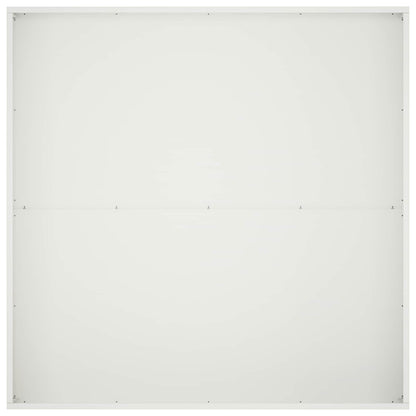 Plantenbak Wit 100 x 100 x 30 cm Koudgewalst staal