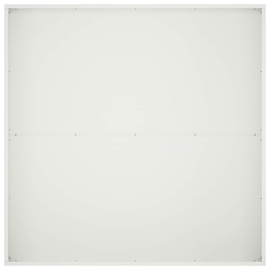 Plantenbak Wit 100 x 100 x 30 cm Koudgewalst staal