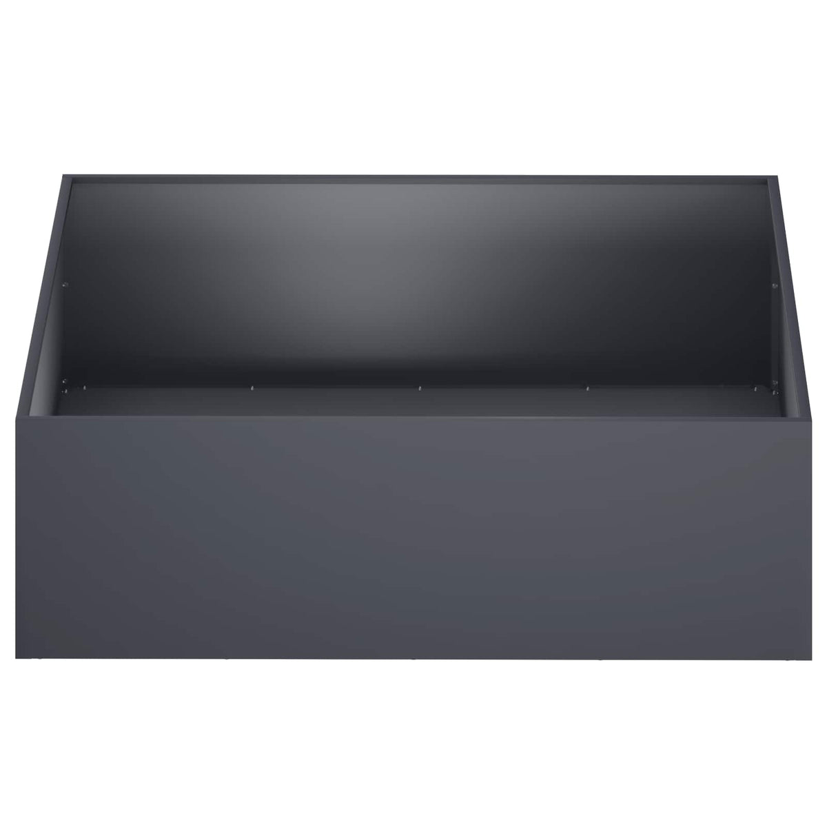 Plantenbak Antraciet 100 x 100 x 30 cm Koudgewalst staal