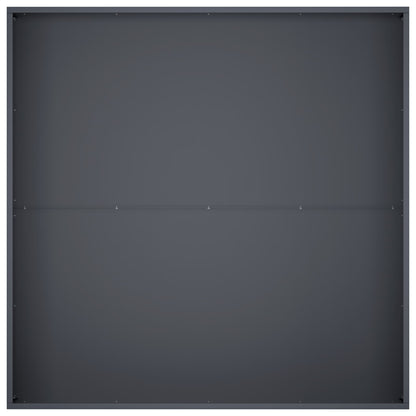 Plantenbak 2 st Antraciet 100 x 100 x 30 cm Koudgewalst staal