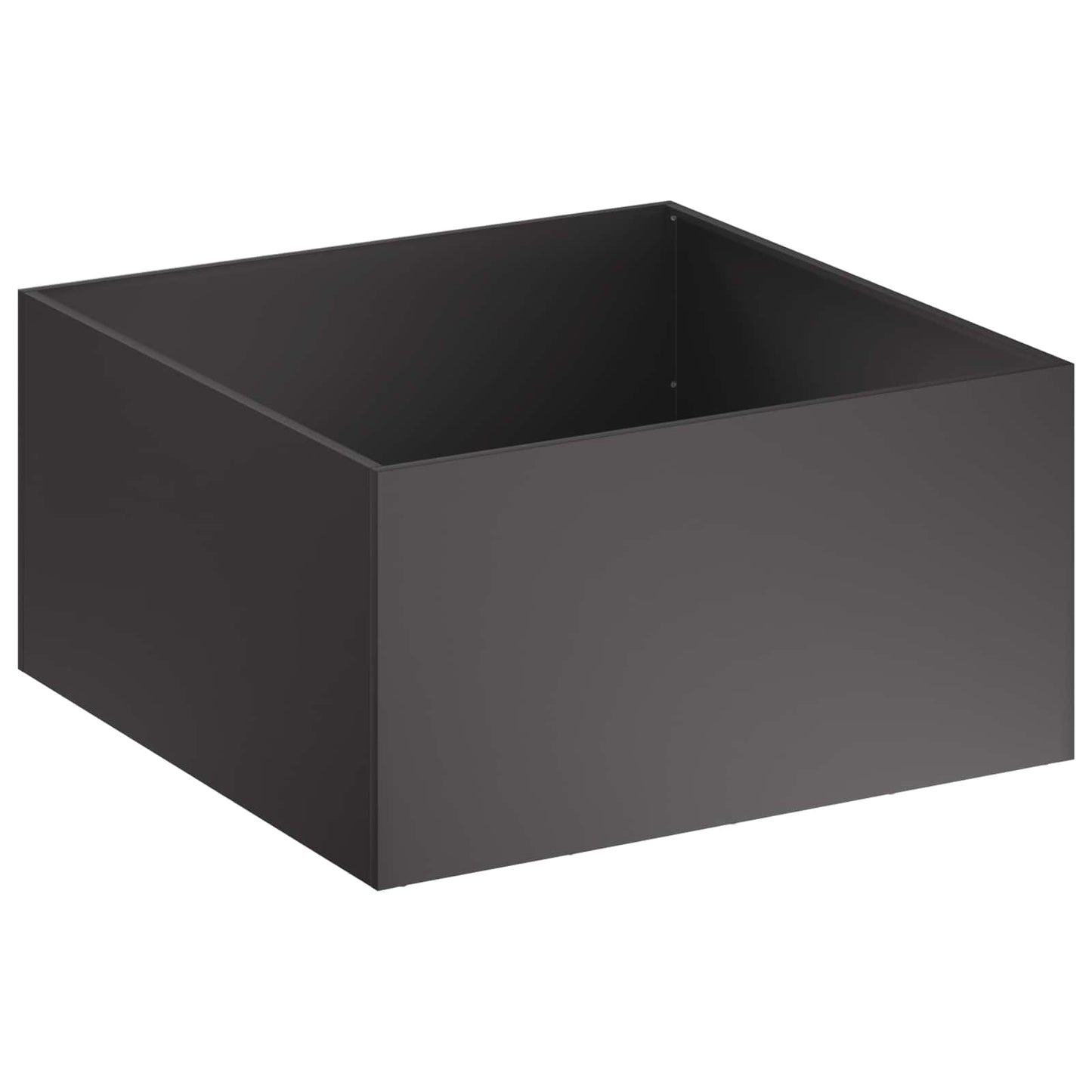 Plantenbak Zwart 60 x 60 x 40 cm Koudgewalst staal